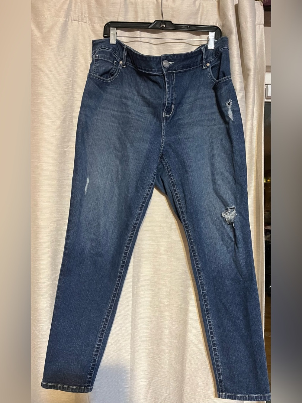 Lane Bryant Size 20 Average Distressed Skinny Jeans Denim